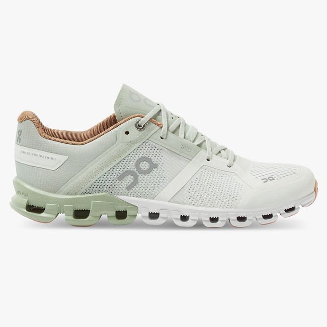 ON Cloudflow Womens - Women's Trainers NZ-29053 Aloe/White